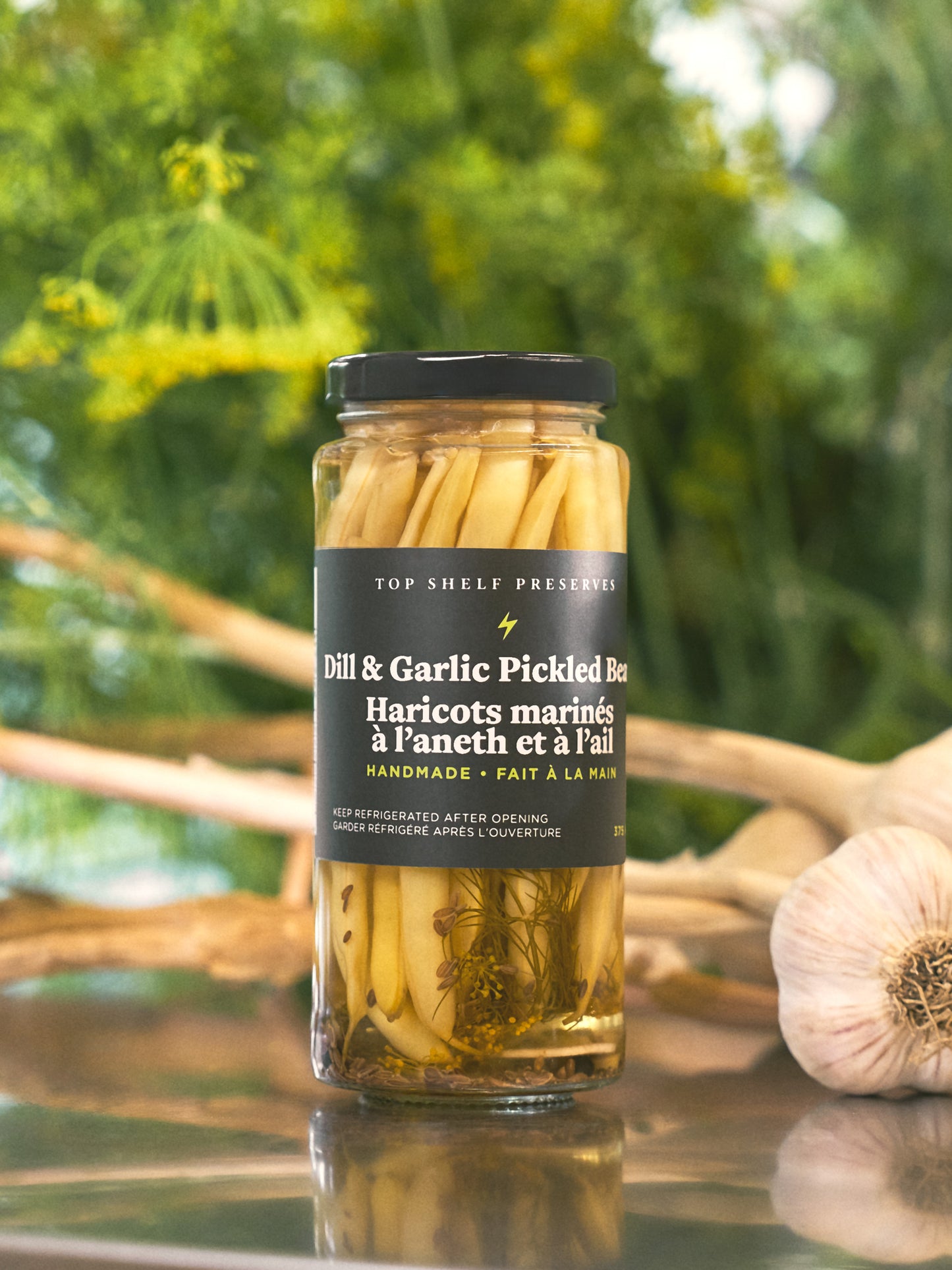 Dill & Garlic Pickled Beans