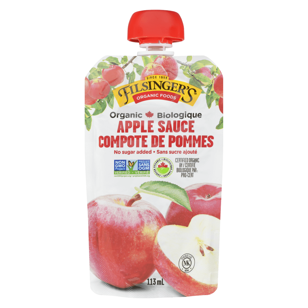 Organic Apple Sauce Pouches