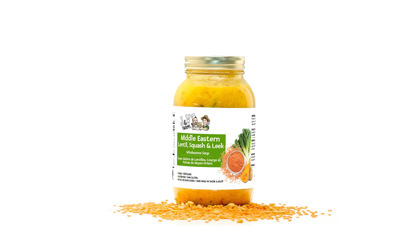 SALE! Middle Eastern Lentil, Squash & Leek Soup