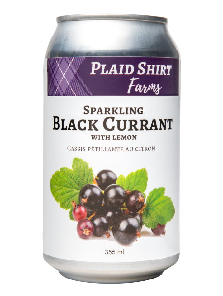 Black Currant with Lemon Sparkling Beverage - 4 x 355ml