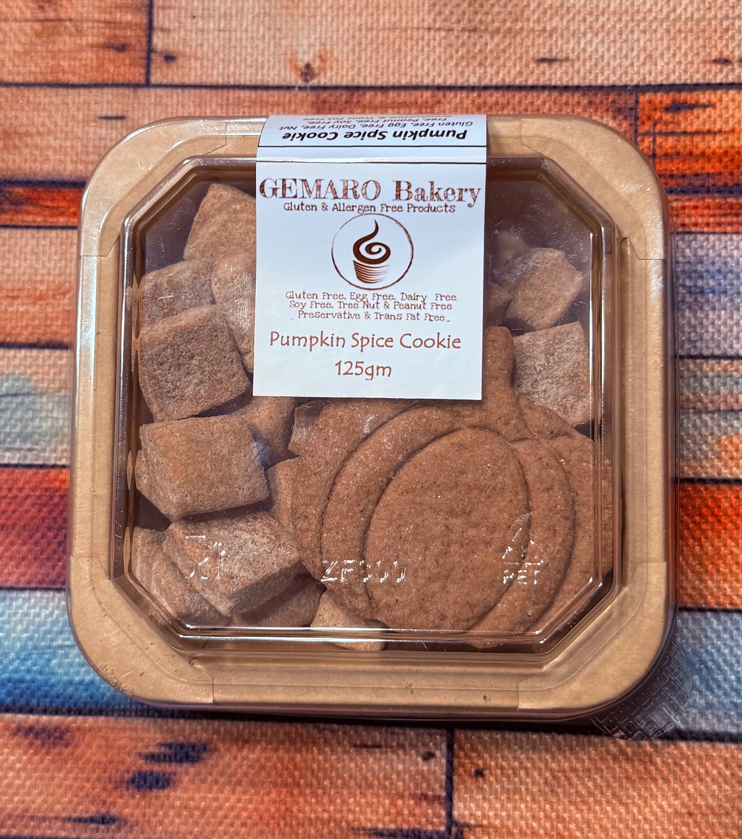 Gluten Free Cookie - Pumpkin Spice 125gm