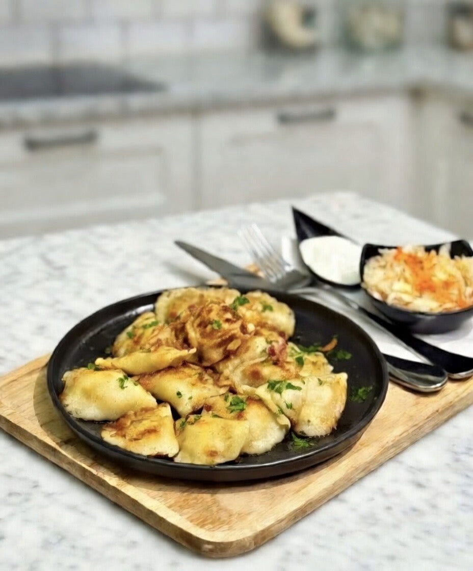 Potato and Fried Onion Pierogies