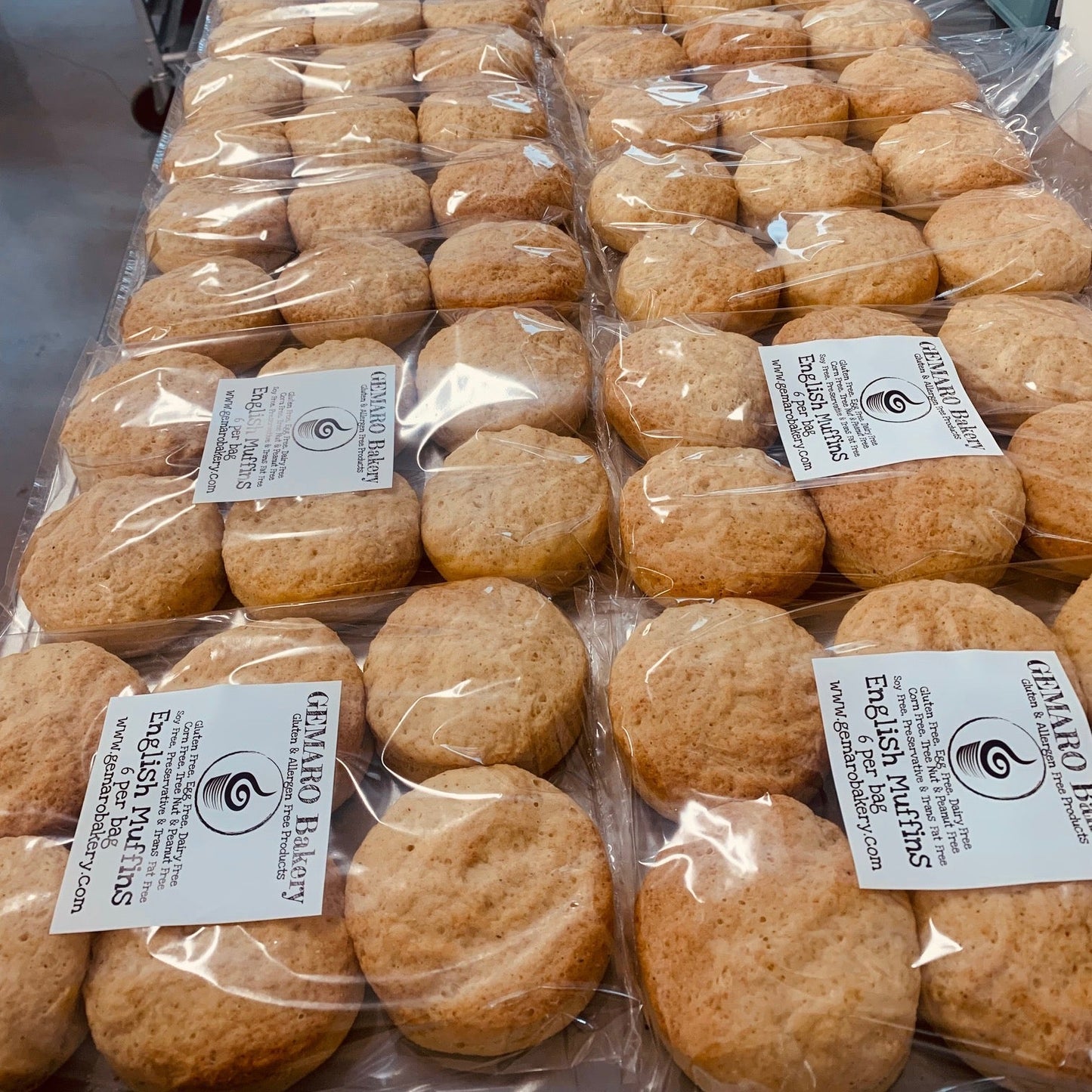 Gluten Free English Muffin 6 per pack Frozen