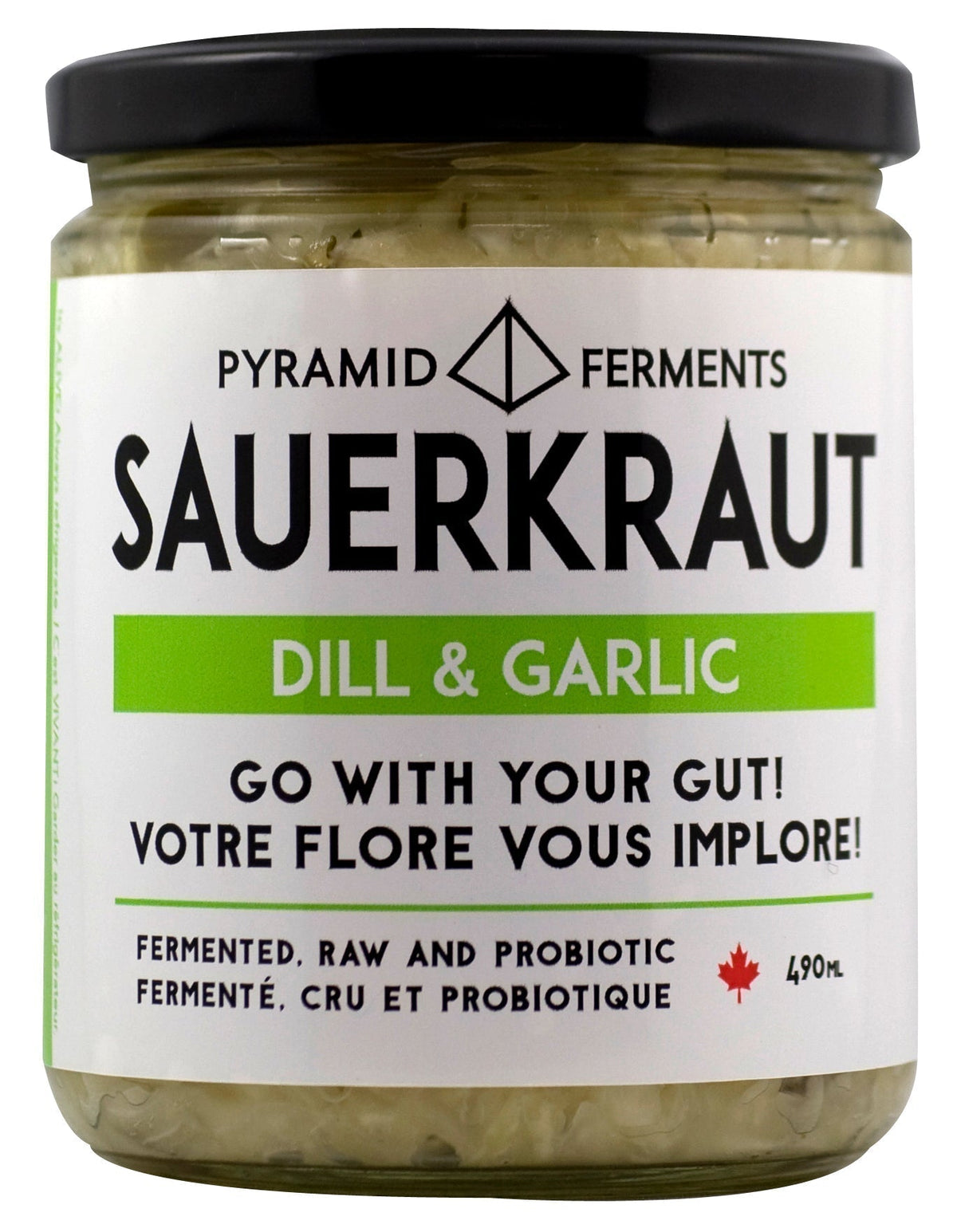 Sauerkraut - Dill & Garlic - 500ml Jar