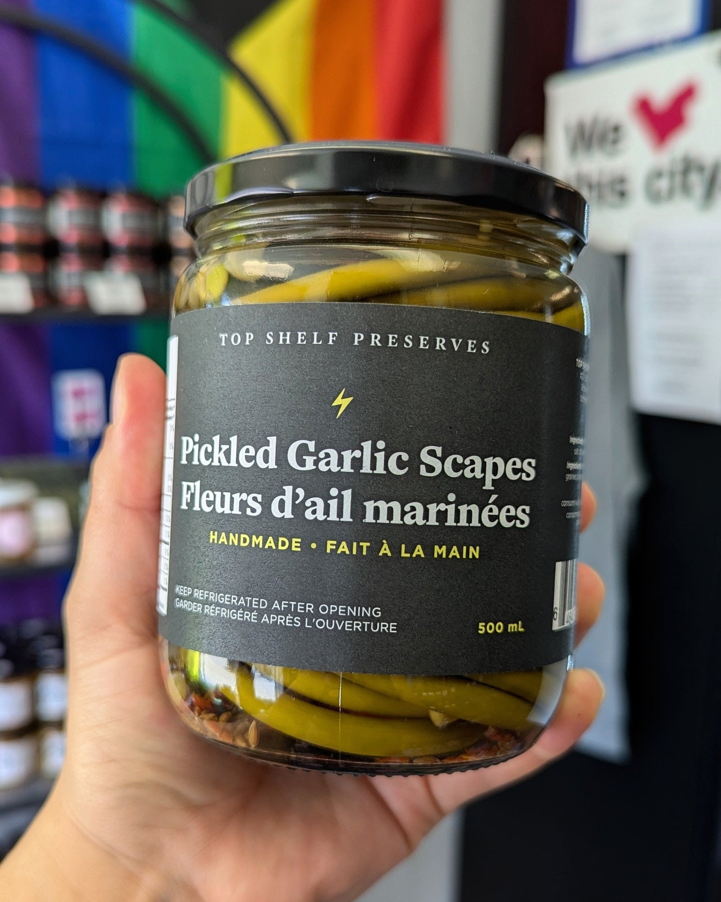 Pickled Garlic Scapes