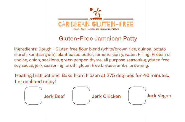 Gluten Free Mild Jamaican Vegan Patty