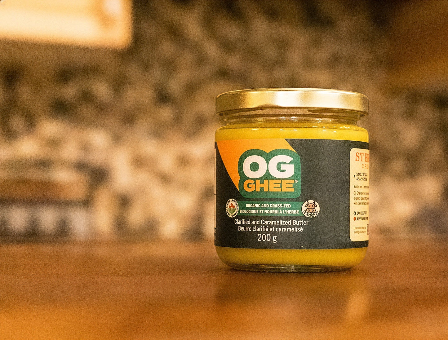 LIMITED EDITION - St Brigid's Creamery x  OG Ghee Organic Grassfed A2 Jersey Ghee, 200g