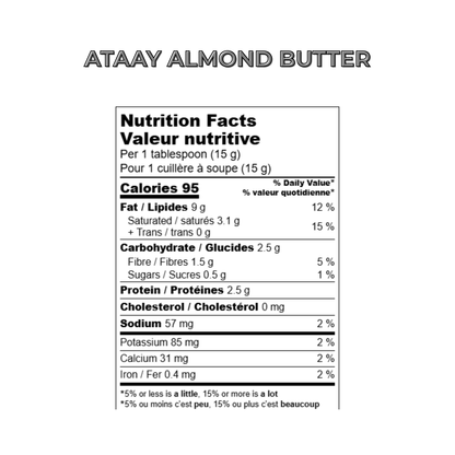 Almond Butter With Coconut Oil & Flaky Sea Salt