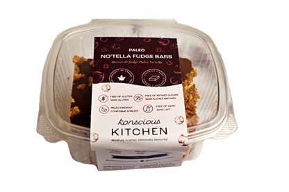 Paleo No’tella Fudge Bars