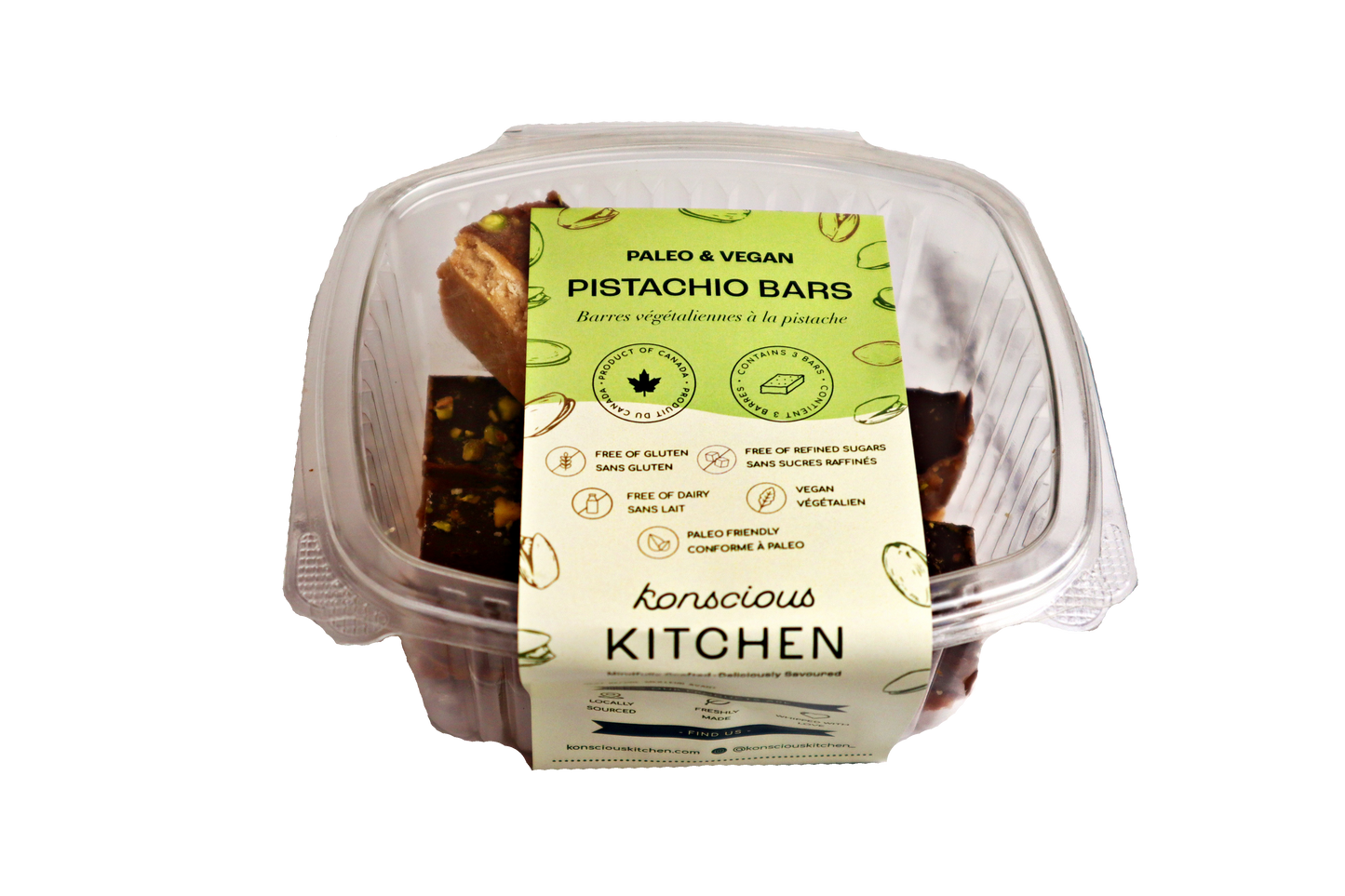 Pistachio Bars