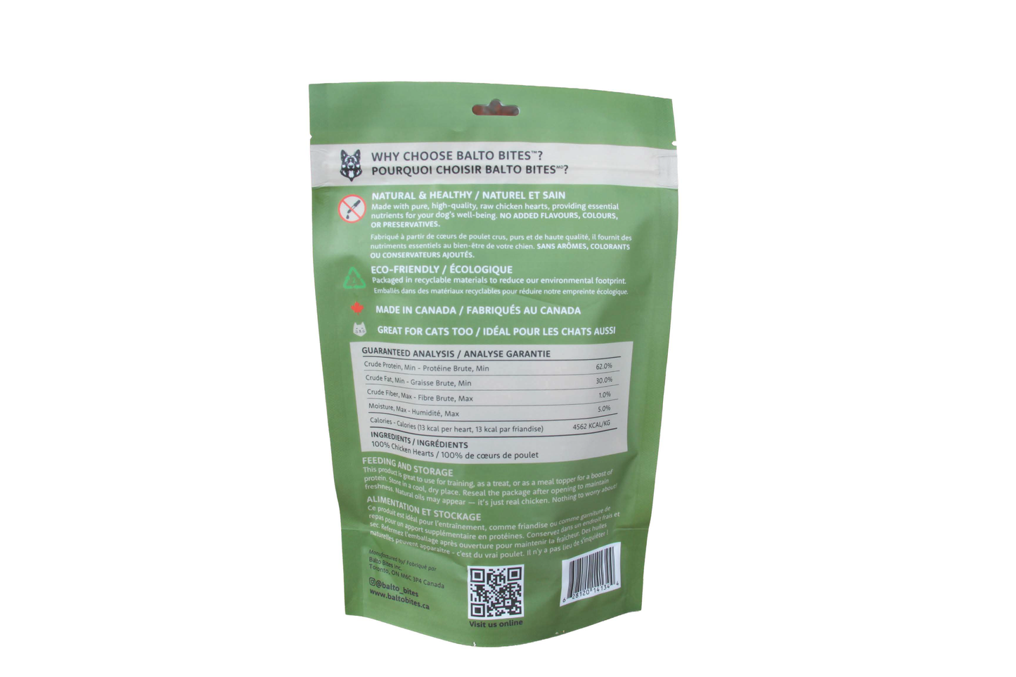Freeze-Dried Chicken Hearts Dog Treats