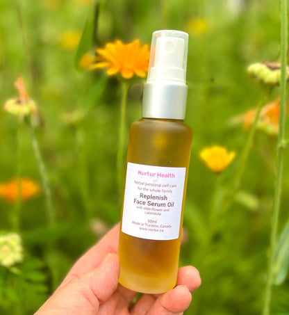 Replenish Face Serum Oil with Elderflower and Calendula