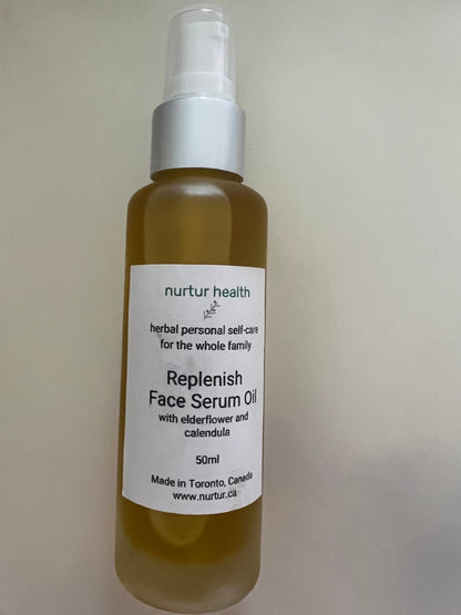 Replenish Face Serum Oil with Elderflower and Calendula