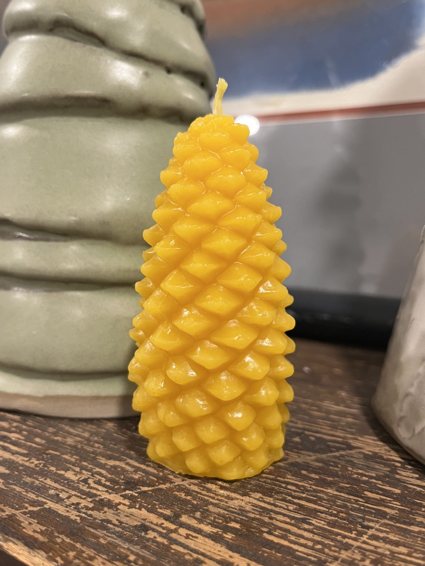 Pine Cones Beeswax Candles