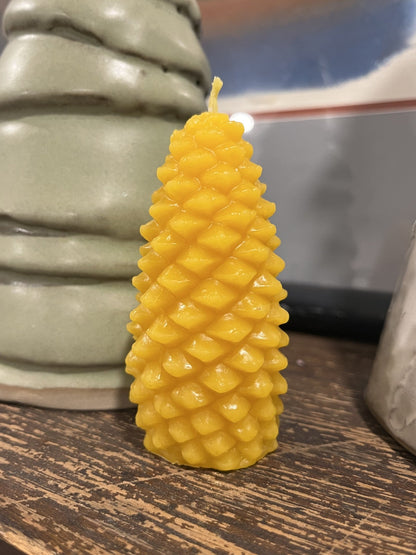 Pine Cones Beeswax Candles