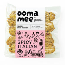 oomamee – Spicy Italian – Tempeh Deli Slices – Tempeh Goodness