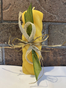 Spiral Pillar Beeswax Candle