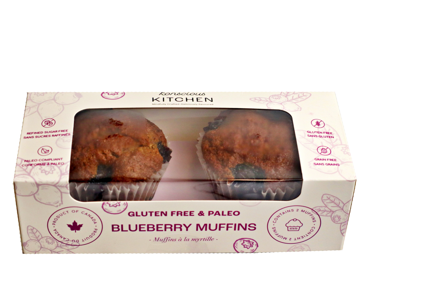 Paleo Blueberry Muffins