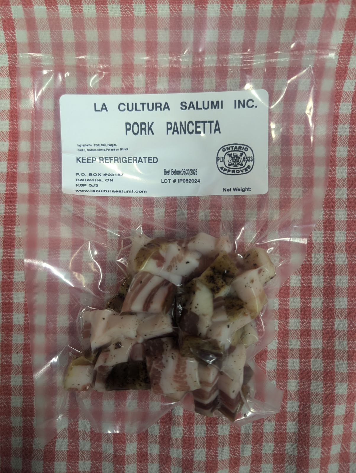 Diced Panchetta