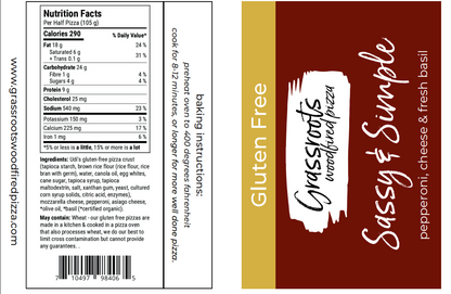 Gluten Free Sassy and Simple