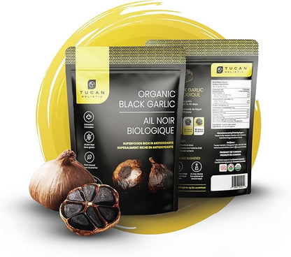 Organic Canadian Black Garlic Whole Bulbs - 40 days aged (75 g)