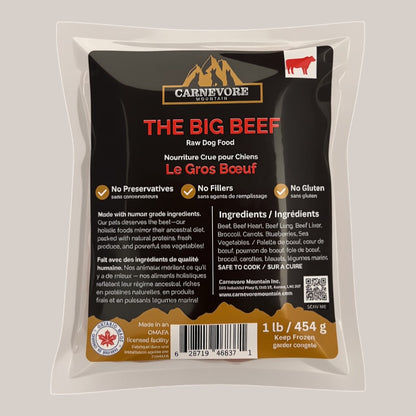 The Big Beef Raw Dog Food