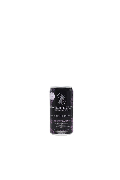 Non-Alcoholic Probiotic Gin & Tonic Alternative (Blueberry Lavender) (250mL Can)