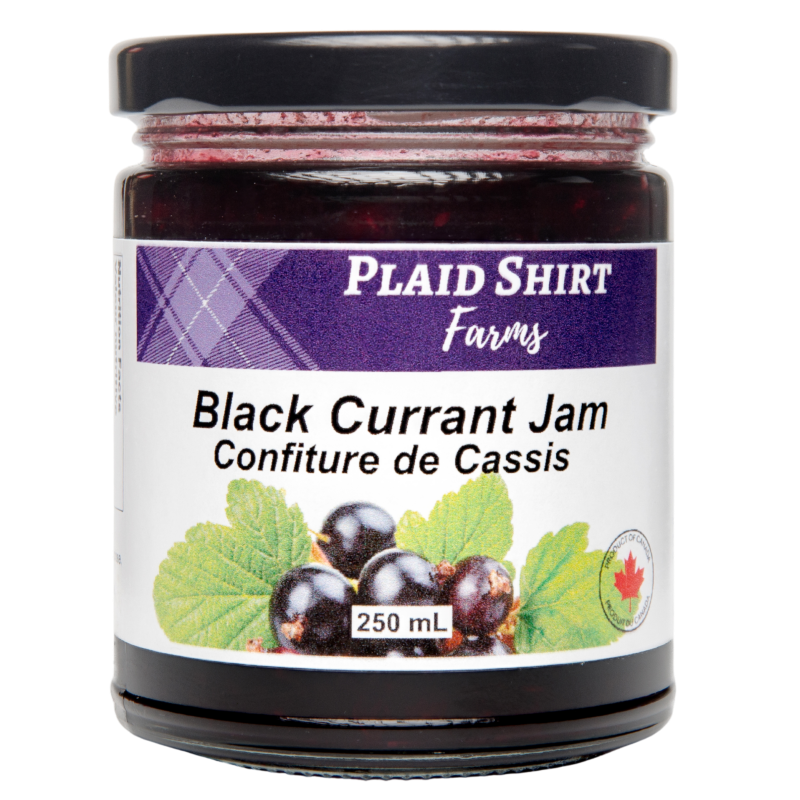 Plaid Shirt Farms Black Currant Jam – 250 ml