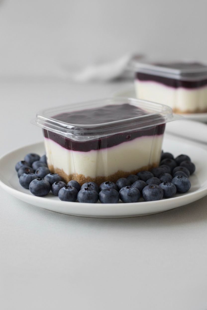 Blueberry Cheesecake (Vegetarian and 100% Eggless) 6 oz.
