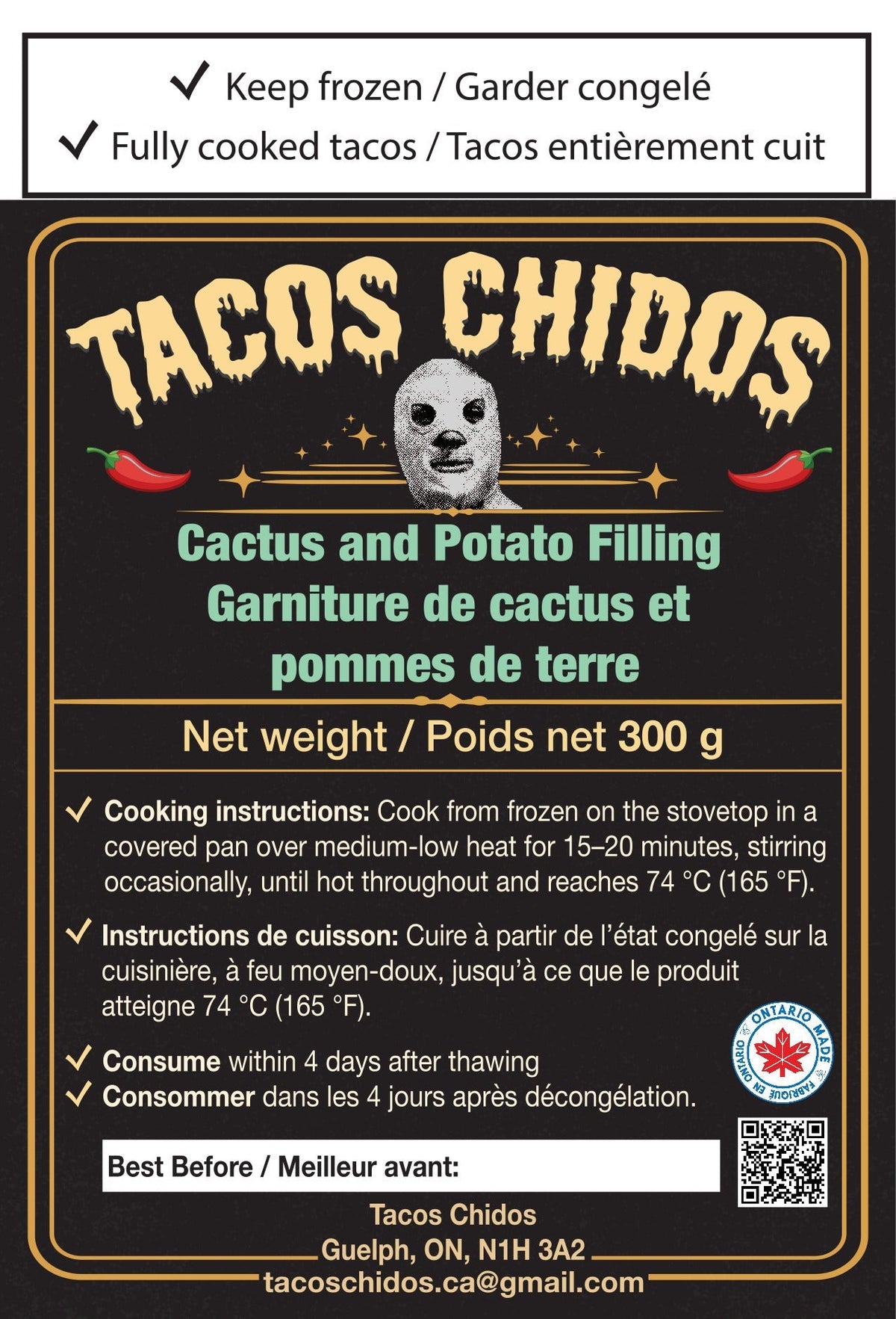 Vegan Cactus and Potato Tacos