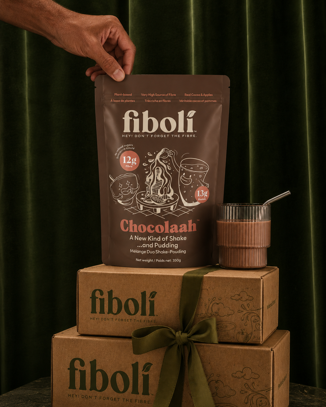 High-Fibre Chocolate Apple Breakfast Mix