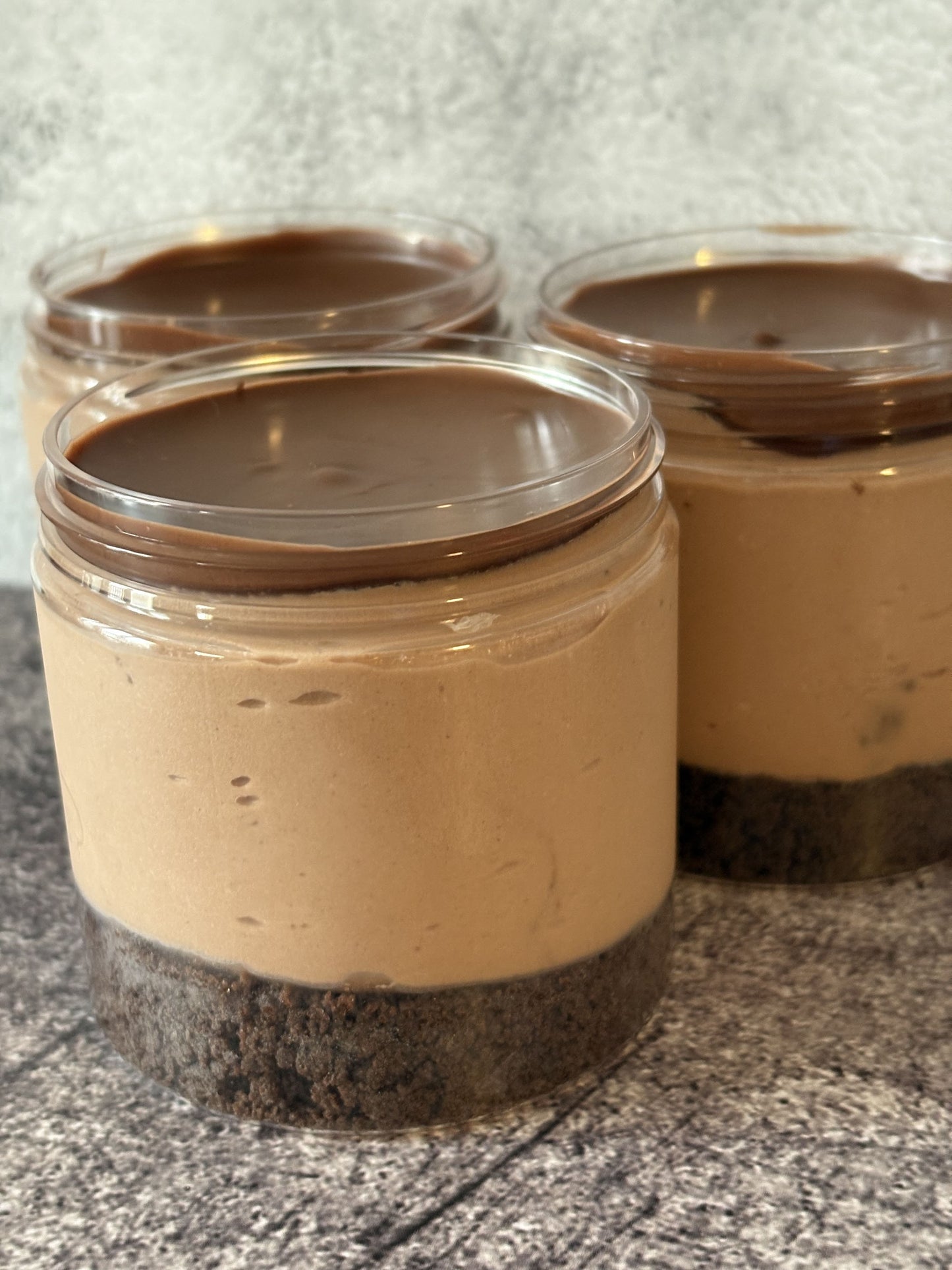 Chocolate Hazelnut Cheesecake in a jar - 6oz