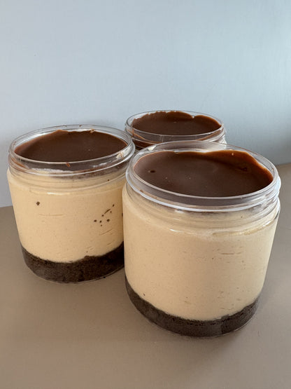 Chocolate Peanut Butter Cheesecake in a jar - 6oz