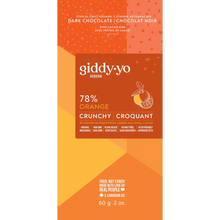 Orange Crunchy 78% Dark Chocolate Bar