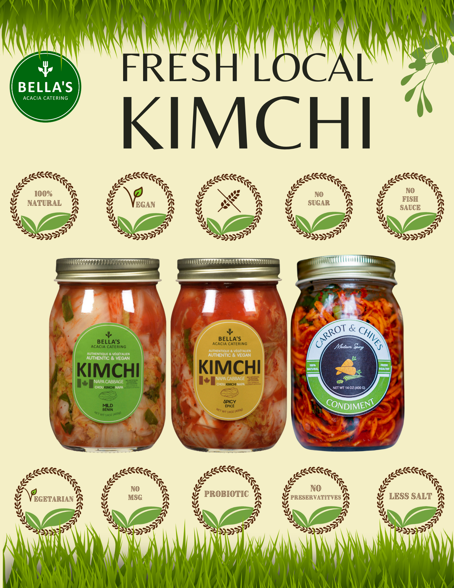 Carrot & Chive Kimchi Condiment