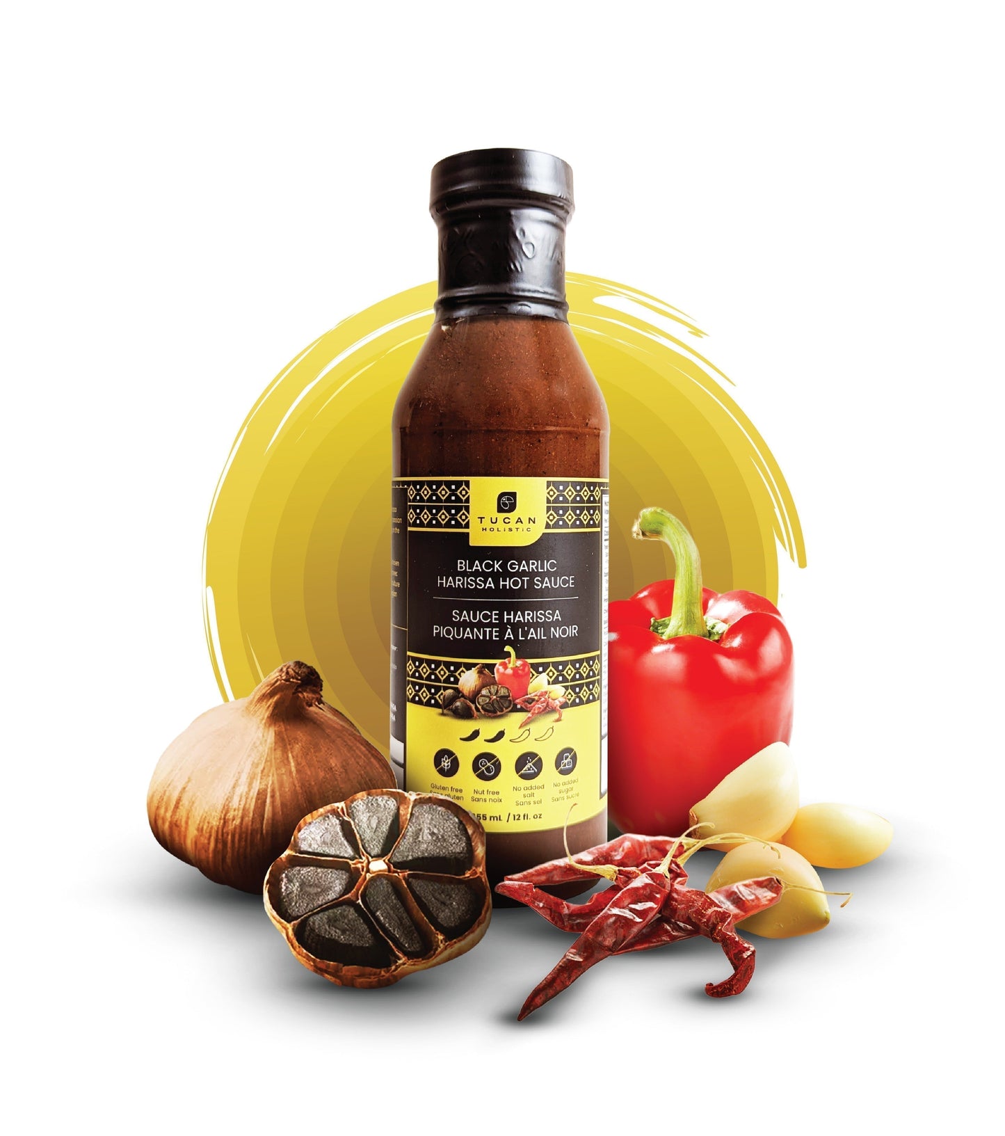 Black Garlic Harissa Hot Sauce