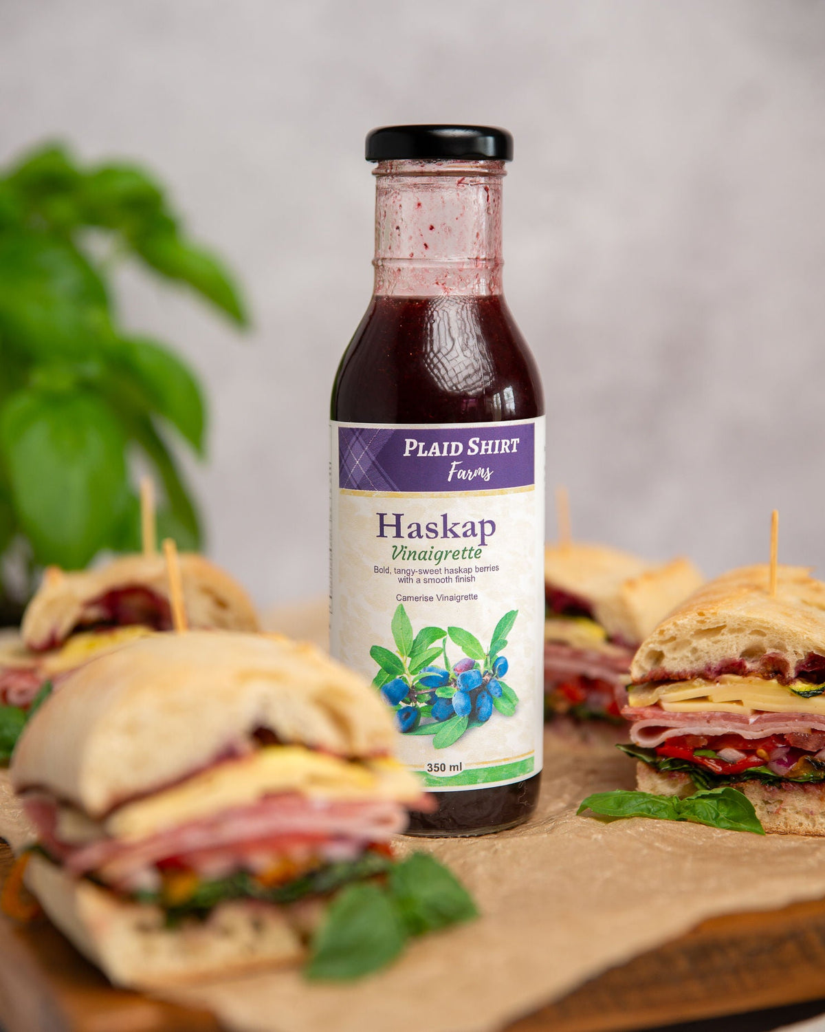 Haskap Vinaigrette- 355ml  Made with Olive Oil