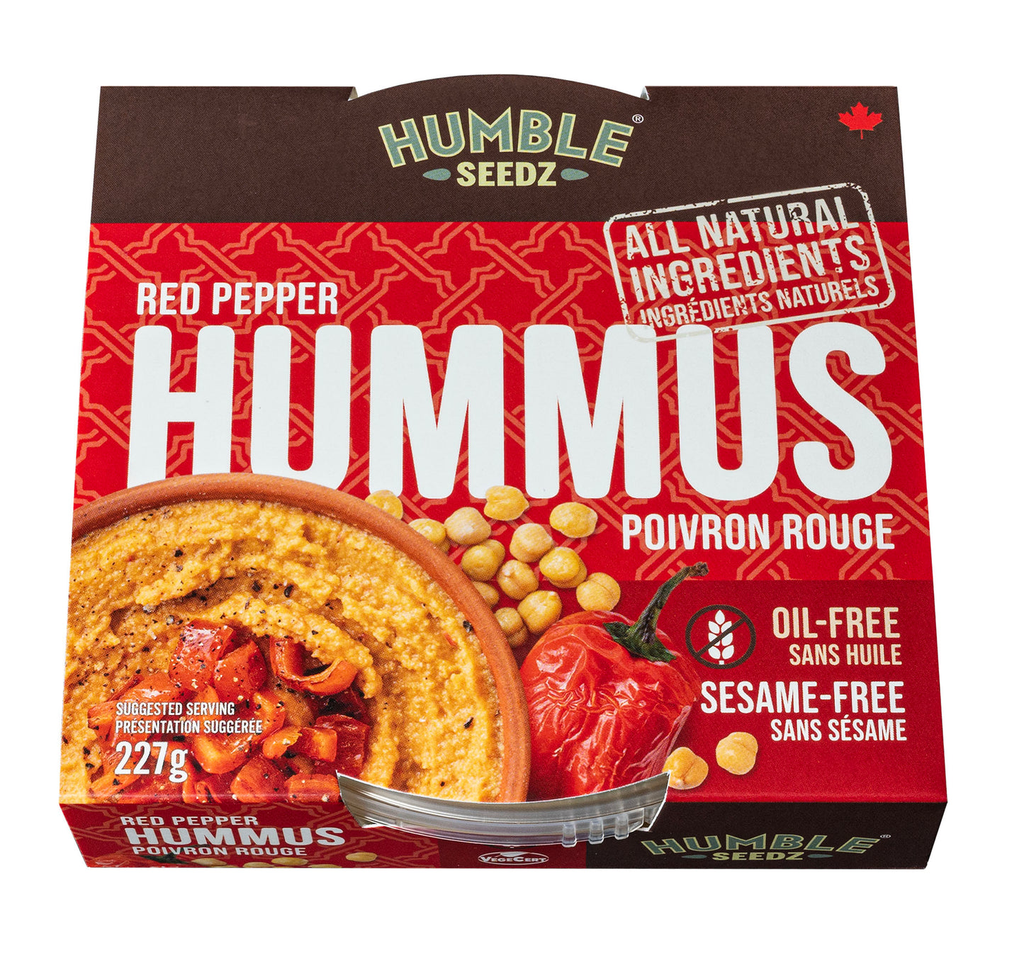 Humble Seedz Red Pepper Hummus