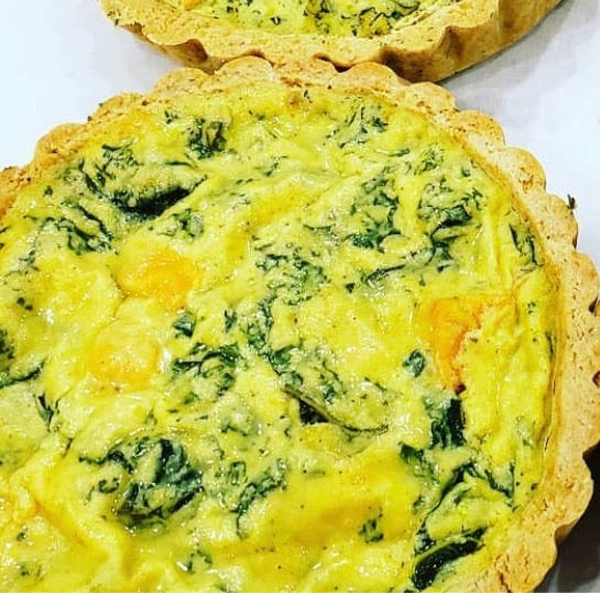 Quiches Eggless (contain soy) 4.5" Frozen