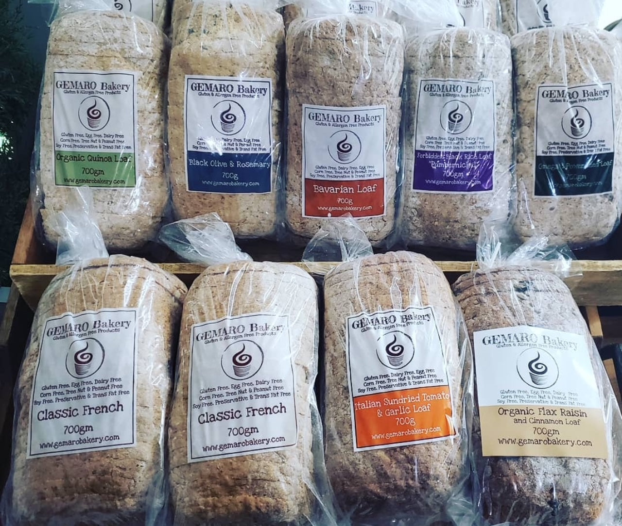 Gluten Free Loaves Frozen Sliced - 700gm