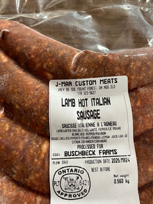 Lamb Grilling Sausages Hot Italian - Approx 1lb