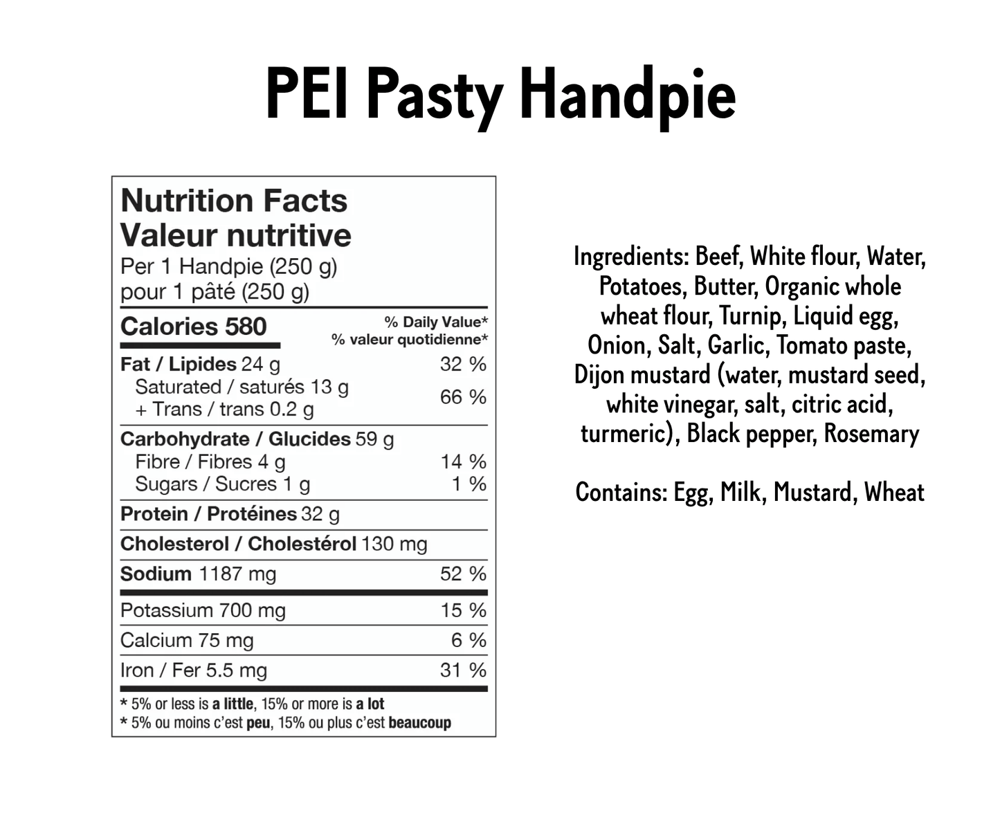 PEI Pasty Handpie
