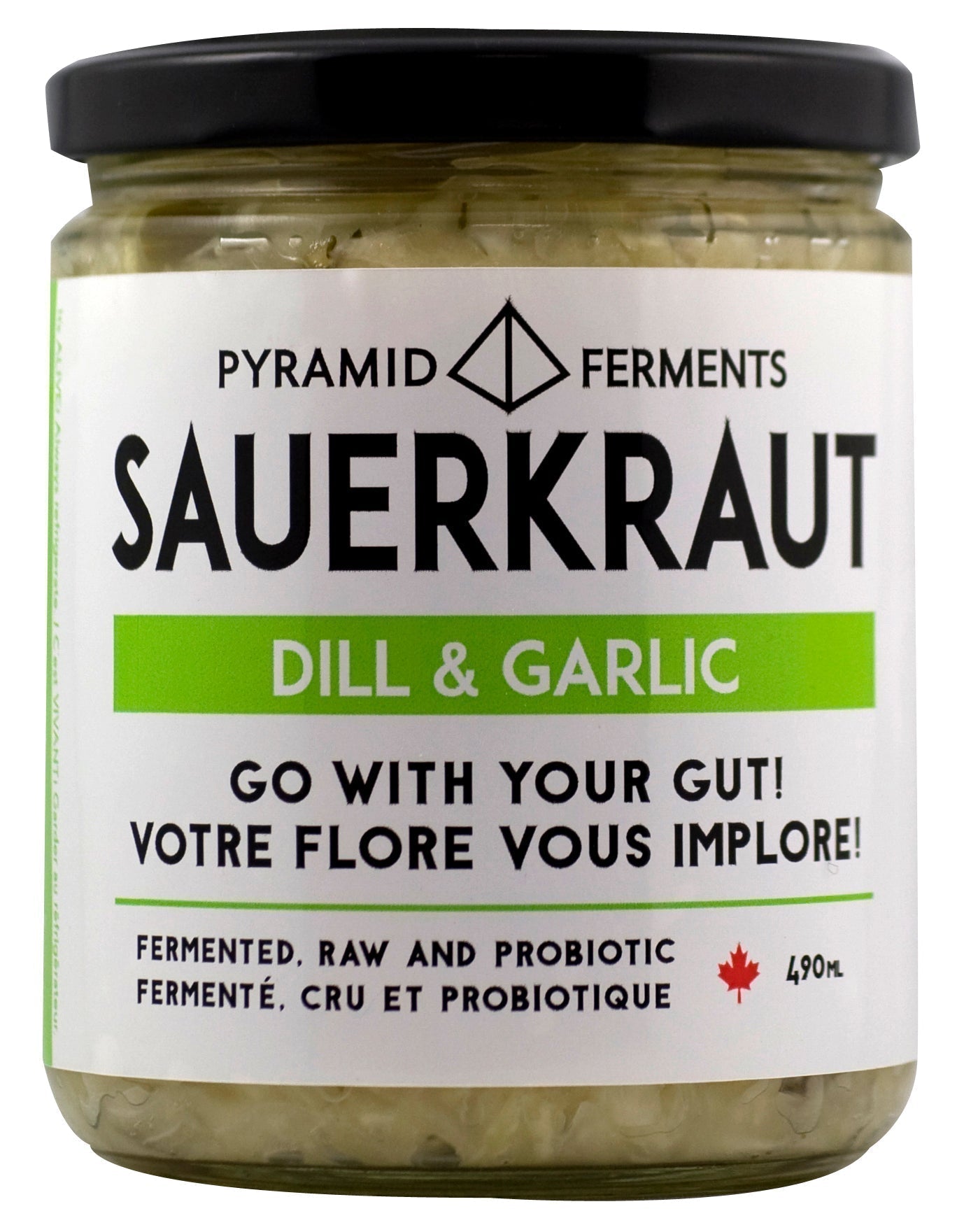 Sauerkraut - Dill & Garlic - 500ml Jar