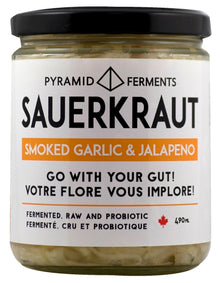 Sauerkraut - Smoked Jalapeno & Garlic - 500ml Jar