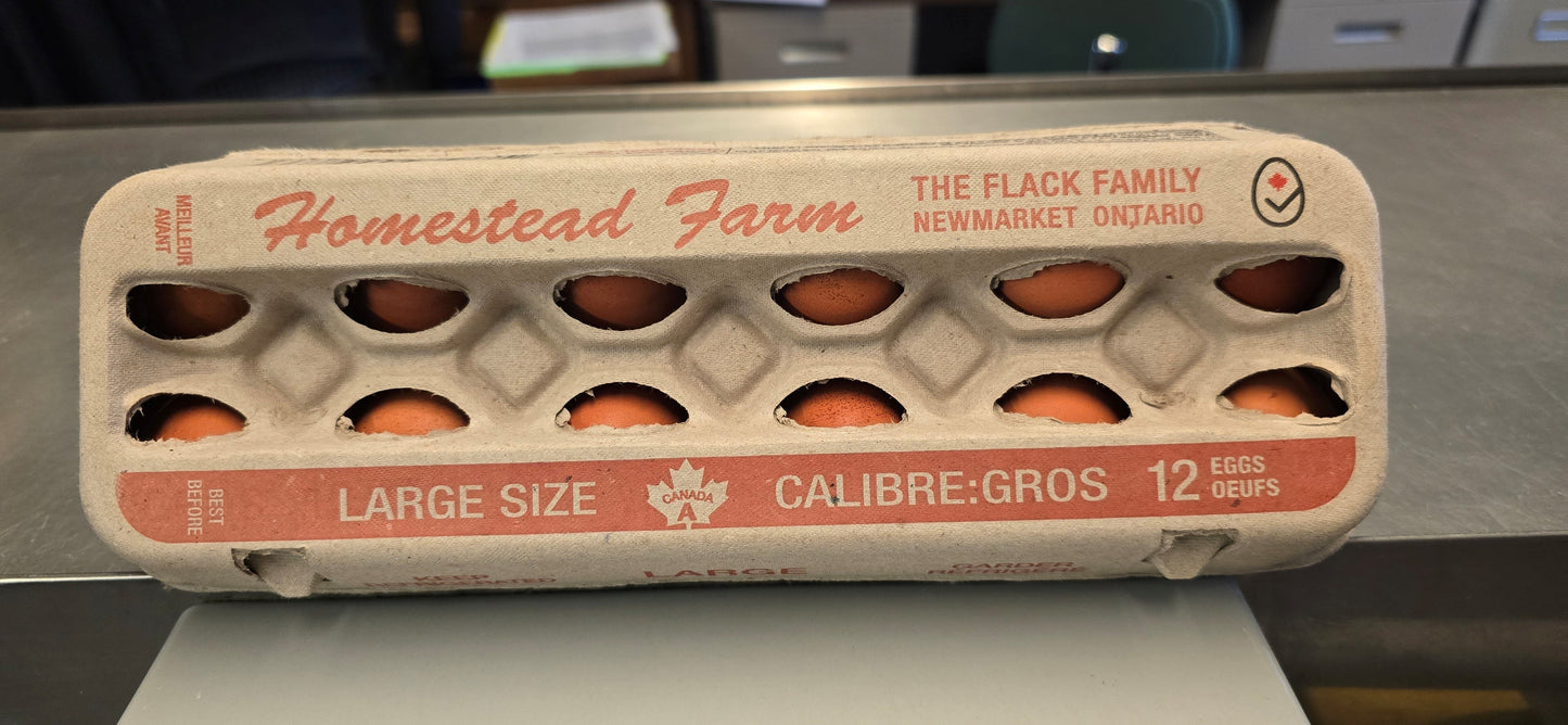 Dozen Large Brown Eggs