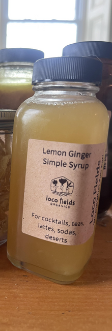 Ginger Lemon Simple Syrup
