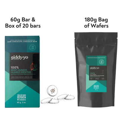 Mint Hundo 100% Dark Chocolate Bar