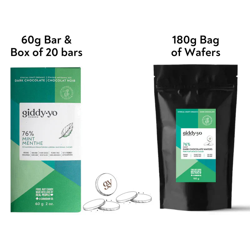 Mint 76% Dark Chocolate Bar