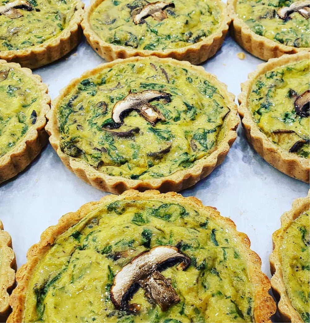 Quiches Eggless (contain soy) 4.5" Frozen