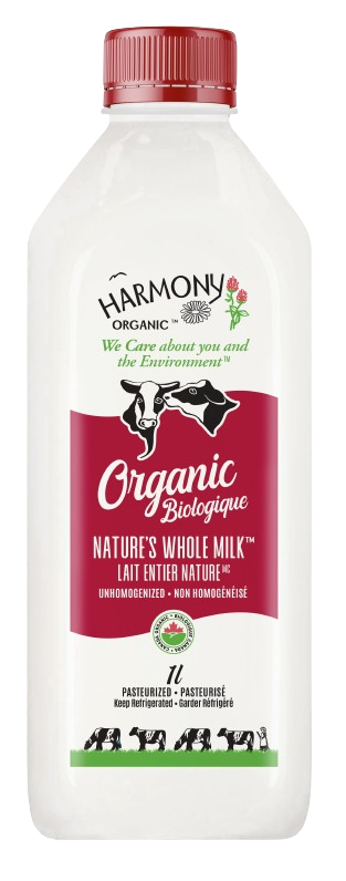 Organic Unhomogenized Nature's Whole Milk - 1L PET Bottles